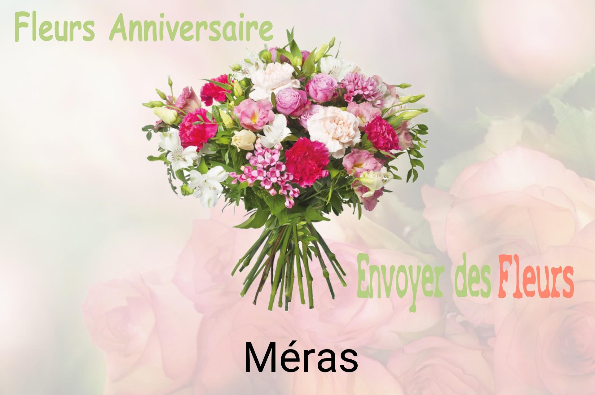 Bouquet de fleurs d’anniversaire livré à Méras